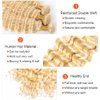 613 Human Hair Bundles Blonde Deep Wave Human Hair Bundles 24 26 28 Inch Brazilian 613 Bundles Human Hair Unprocessed Virgin Hair 3 Bundles 613 Deep Wave Bundles Human Hair Extensions