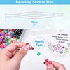 Stretchy String for Bracelets and Jewelry Making, Cridoz 5 Rolls Clear Elastic String Stretch Cord Bead Bracelet String with 2 Pcs Beading Needles for Seed Beads, Pony Beads