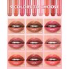 Hydrating Shimmer Lipstick,Moisturizing Jelly Lip Gloss,High Shine Dew Tinted Lipstick,Long Lasting Waterproof Tint Lip Balm Plumping Lip Stain,Non Sticky Glossy Butter Blam, Makeup Gift for Women-07#