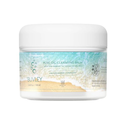 BUVLEY Pure Oil Cleansing Balm I Low pH, Vegan, Cruelty Free | Daily Makeup Remover Calming and Hydrating Facial Cleanser