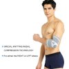 NeoTech Care Elbow Support Brace with Rayon Fabric Made from Bamboo, Gray (Size L, 1 Unit)