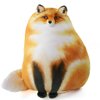 Cat Plush Body Pillow，Soft Plushies, Kitten Fox Raccoon Plush Throw Doll Big Plush Toys，Gift for Girls Boys Girlfriend