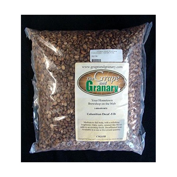 Colombian Decaf unroasted Coffee Beans (5LB)