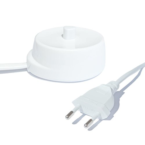 Electric Toothbrush Charger Base for Oral B Braun Type 3757- EU Plug 220V 240V,Replacement Charging Cord for Oral B Pro 1000 3000 6000 and Most