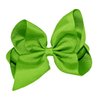 WD2U Girls 6" Classic Style Boutique Grosgrain Hair Bow French Clip Barrette (Cream Ivory)