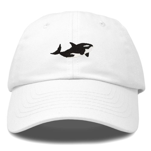 DALIX Killer Whale Hat Orca Marine Life Baseball Cap in White