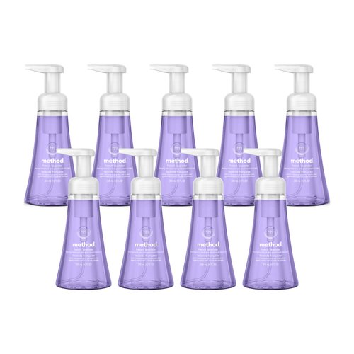 Method Foaming Hand Soap, French Lavender, 10 Ounce (Pack of 9)