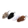 Jinshining Random Color Furry Mice Cat Toy Wind Up Toys Realistic Mouse Toys Funny Moving Toys, Cat Mice and Animals Toys Interactive Play Mouse Toy for Cat Kitten，Cat Mice and Animals Toys