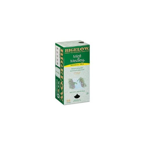 Bigelow Tea Bags, Mint Medley, 28-Count Boxes (Pack of 6)