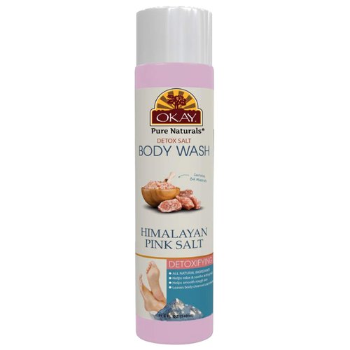 OKAY Pure Naturals- Detox Salt Body Wash- Himalayan Pink Salt 11.5oz/340ml