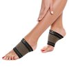 Copper Edge Copper Arch Support for Plantar Fasciitis. 2 Half Socks/Sleeve Compression Brace for Women and Men. Orthotics Feet Pain Aid Fit for Flat/High/Fallen Arches, Foot Care (Copper)