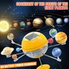 STEM Education Solar Power Solar System Kit Toys for Boys Age 8-12, DIY Educational Toy Science Kits for Kids, Building Experiment Planet Models, Birthday Gifts for 8 9 10 11 12 Years Old Girls Teens