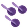 3 Sets Rubber Facial Mask Mixing Bowl With Plastic Spatula Facemask Bowl Mud Mask Mixing Bowl DIY Skin Care Mixing Tool Kit for Lady Women Home Beauty Salon Use, Purple
