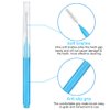 ewinever 100 Pieces Interdental Brush, Toothpicks Tooth Flossing Head Oral Dental Hygiene Brush,Braces Brush Teeth Cleaner Dental Floss Stick Tooth Cleaning Tool