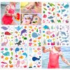 TopFunny Temporary Tattoos for Kids, 160Pcs Cartoon Ocean Animals Fish Tattoos (10 Sheets) Waterproof Cute Fake Tattoo Body Stickers Children Birthday Party Decoration Supplies Gifts Favors Girls Boys