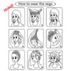 Melody Wig Green Blue Lace Front Wig - Body Wave Synthetic Lace Front Wigs For Women 180% Density Half Hand Tied Heat Resistant Fiber Hair 24''