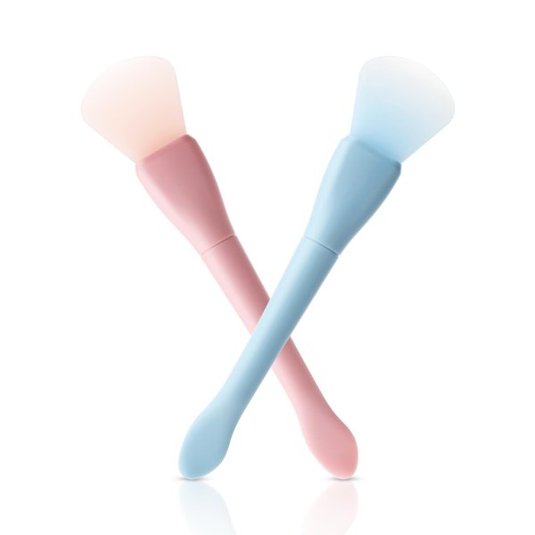 2 Pcs Silicone Face Mask Brush Applicator Face Mask Spatula Facial Mask Brush Skincare Applicator for Facial Mud, Clay Mask, DIY, Modeling Mask, Body Lotion
