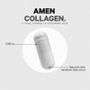 Amen Multi Collagen Peptides Capsules with Hyaluronic Acid and Vitamin C - 5 Types of Collagen Protein Type I, II, III, V, X - Grass Fed Hydrolyzed - 18 Amino Acids - Collagen Supplement - 90 Pills