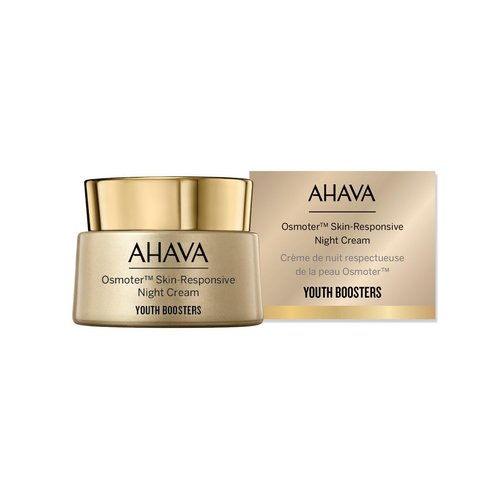 AHAVA Osmoter Skin-Responsive Night Cream - With the patented Smartium technology, re-sets the look of skin during night with intense activity & boosts skin renewal for enhanced luminosity, 1.7 Fl.Oz