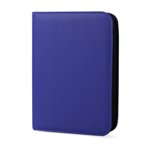Zettokete Trading Card Binder 4 Pocket,Card Collection Binder with 160 Side Loading Pockets,TCG Card Album Folder Fit for MTG,Yugioh & Baseball Football Basketball Sports Cards,Blue