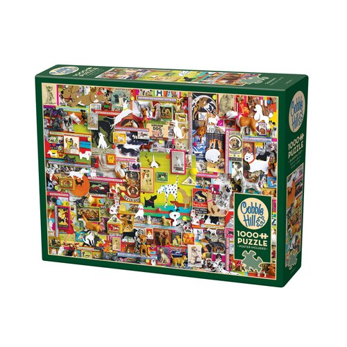 Cobble Hill 1000 Piece Puzzle - Dogtown - Sample Poster Included