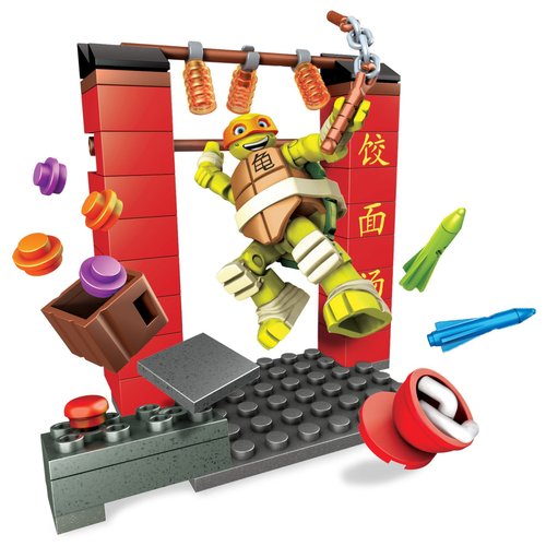 Mega Bloks Teenage Mutant Ninja Turtles Mikey Chinatown Chase Set