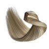 Sew in Hair Extensions Real Human Hair, 16 Inch 100G Weft Hair Extensions Human Hair, Balayage Ash Blonde to Blonde Highlights Hand Tied Weft Hair Extensions Human Hair Bundles Sew in Weft Extensions