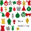 Aflyu 384 Pieces Christmas Foam Stickers Self Adhesive Christams Foam for Christmas Party Craft Decoration