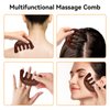 2 Pack Wooden Scalp Massage Comb, Sandalwood Scalp Massager Wood, Head Massage Gua Sha Brush for Women Men Hair Growth
