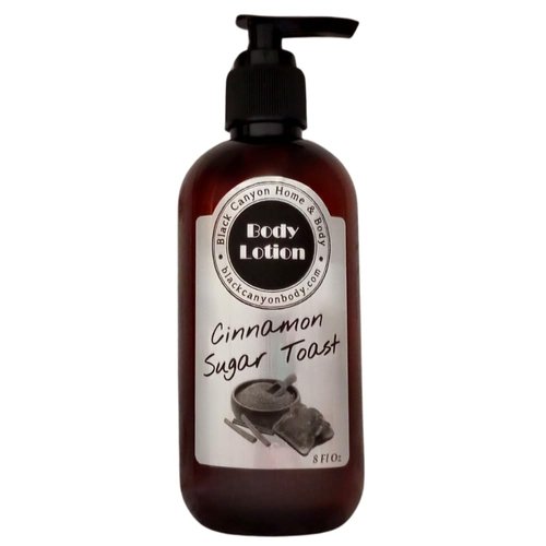 Black Canyon Cinnamon Sugar Toast Scented Luxury Body Lotion with Lanolin and Jojoba Oil, 8 Oz