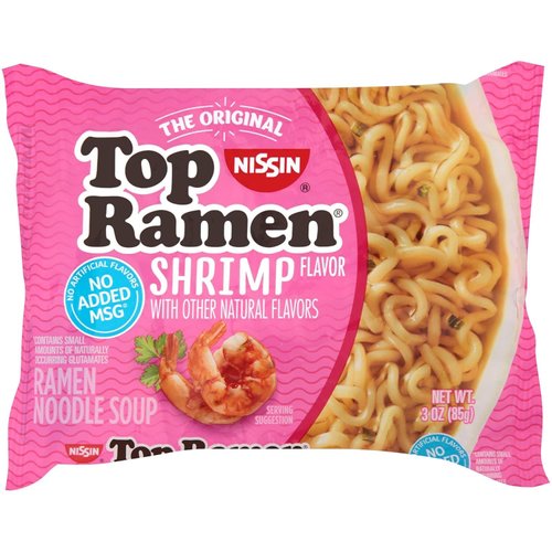 Nissin Top Ramen Noodles Shrimp Flavor - 5 Pack