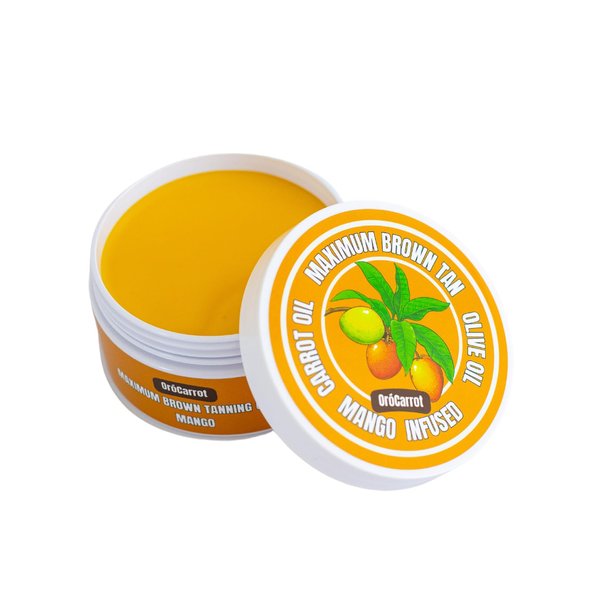 OroCarrot Maximum Brown Tanning Gel: Added Peptide, Carrot & Olive Oil (MANGO)