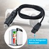12V Car Cooler Plug Power Cable,Mini Fridge Cool Replacement Power Extension Cable,Car Cooler 2 Pin Lead Wire Plug (1.8M)