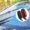 2 Pieces Windshield Trim Windshield Rubber Stripping Car Weather Stripping Car Weather Stripping T Shape Sealing Strip for Car Front Rear Windshield(22 Feet)
