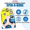 Bullibone Nylon Dog Chew Toy Spin-a-Bone - Interactive Dog Toy, Triggers Natural Instincts, and Improves Oral Health