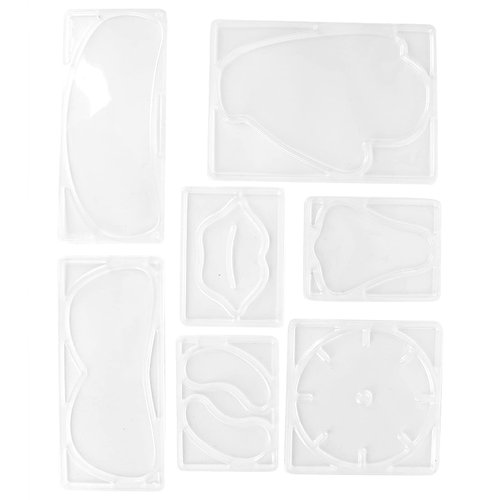 Facial Mask, 7 Types Reusable Face Mask Patch Tray Plate Set Masks Machine Maker DIY Facial Mask Making Tool Ideal for Home Beauty Salons Use