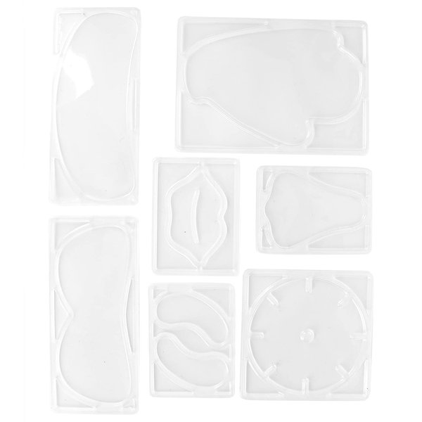 Facial Mask, 7 Types Reusable Face Mask Patch Tray Plate Set Masks Machine Maker DIY Facial Mask Making Tool Ideal for Home Beauty Salons Use
