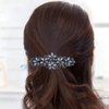 4 PCS Elegant Hair Barrettes for Women Ladies, Flower Crystal Rhinestones Barrettes Spring Hair Clip Accessories Women Fashion Ponytail Holders Barrettes for Daily Wear Mothers Day present