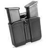 Universal Double Magazine Holder, OWB Magazine Holster Fits 9mm/.40 Double Stack Mags, Mag Pouch Compatible with Glock/Taurus/Beretta/Sig/H&K/CZ/S&W/Colt,Fit 1.5 1.75 2.0 2.25'' Belt