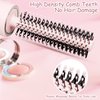 Round Travel Brush for Blow Drying, Styling, Curling, and Straightening - For Thick, Thin, and Curly Hair (Wet & Dry Use), Pink