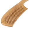 Onedor Handmade 100% Natural Green Sandalwood Hair Combs - Anti-Static Sandalwood Scent Natural Hair Detangler Wooden Comb (Fine Tooth)