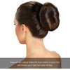 LIDESHUE 4 Pcs Hair Bun Maker, Hair Bun Maker For Women and Kids, Ballet Bun Maker-Easy Bun Hair Tool-Shaper Bun Hair Tool (Black+Dark Brown+Light Brown+Blonde)
