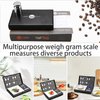 Gram Scale, MINI Scale Digital Pocket Scale,200g x 0.01g,Digital Grams Scale, Food Scale, Jewelry Scale Black, Kitchen Scale With100g Calibration Weight
