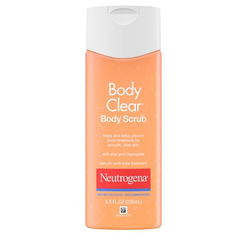 Neutrogena Body Clear Body Scrub, Salicylic Acid Acne Treatment - 2PC