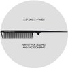Sam Villa Signature Series Rat Tail Comb Cutting, Styling & Teasing Comb