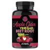 Angry Supplements Apple Cider Vinegar + Beet Root Powder Capsules, Pure ACV Beetroot 1000mg per Serving, Nitric Oxide Booster & Digestive Health for Men and Women 60ct, 2 Pack (120ct Total)