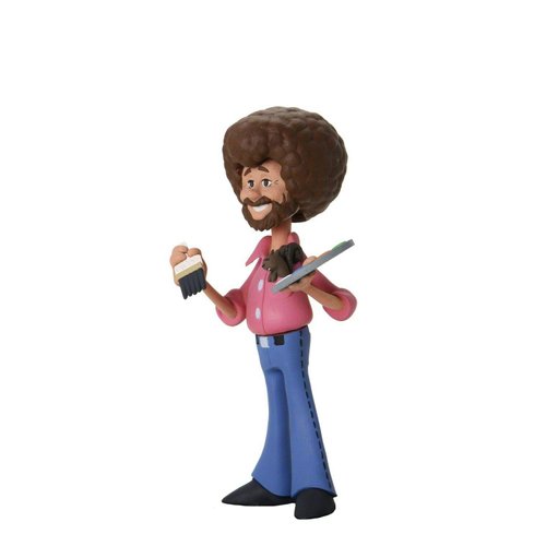 Bob Ross – 6” Scale Action Figure – Toony Classics Bob Ross with Peapod - NECA