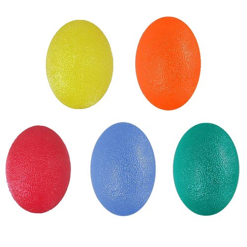 GOZATO Squeeze Balls for Hand Therapy, Exercise, Arthritis - Grip Strengthener Occupational Equipment for Finger, Wrist, Carpal Tunnel, Pain Relief, Stress - Resistance Strength Squeezing Egg Trainer