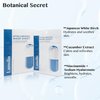Lamelin Hyaluronic Niacinamide Sheet Mask, 10 Pack, Anti Aging Moisturizing Revitalizing Cucumber White Birch Extract Made In Korea