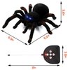 Aerbee RC Spider Tarantula, Wireless Remote Control High Simulation Spider Toy with Glowing Eyes, Perfect for Joke Game Kids Playing